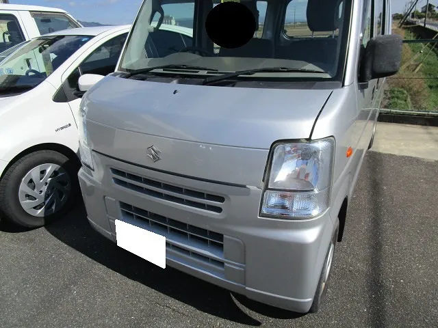 ★エブリィバン看板消し　日焼け跡が残り塗装です　佐賀県・小城市・協和自動車