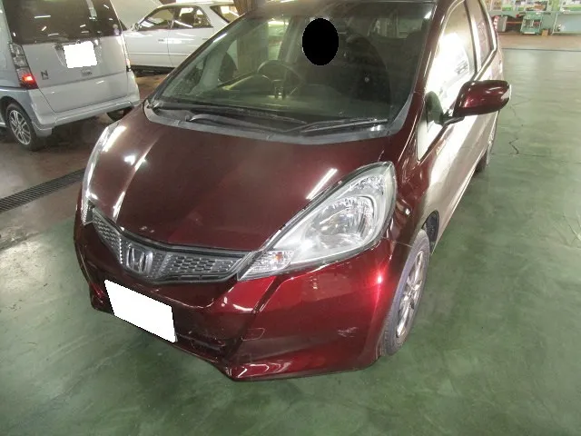 ★車検時にハンドル交換？フィット　佐賀県・小城市・協和自動車