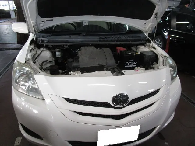 ★トヨタベルタ　走行時ゴーゴー音修理　車検事例　佐賀県・小城市・協和自動車