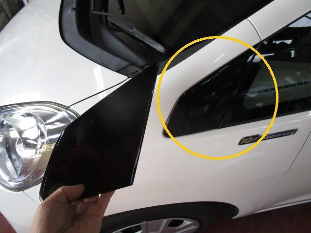 ★2代目GEフィット　フロントフェンダーのガーニッシュ外し方　佐賀県・小城市・協和自動車