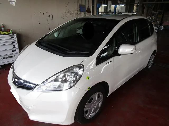 ★2代目GE型フィット　リアトーションビーム交換　佐賀県・小城市・協和自動車