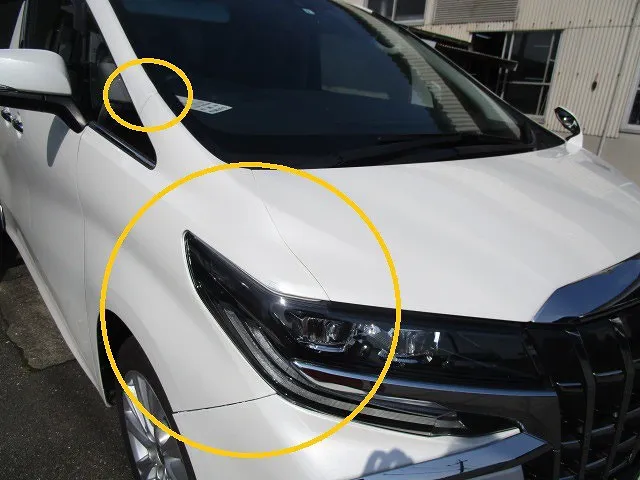 ★３０アルファード　フロント右側衝突！でもキレイに治りますよ　佐賀県・小城市・協和自動車