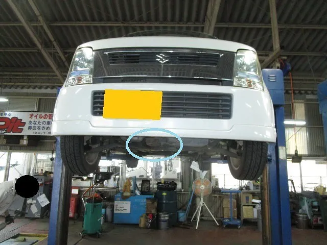 ＃ワゴンRのマフラー交換　錆で一体化したボルトと格闘！佐賀県・小城市・協和自動車