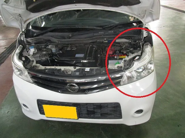 #パレット・ルークス　ヘッドライト暗くて車検に通りません　現状と対策（敗北）佐賀県・小城市・協和自動車　