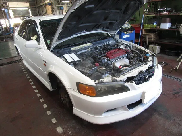 ＃アコード　ユーロR　車検事例　ホンダさん持病のダクト切れ