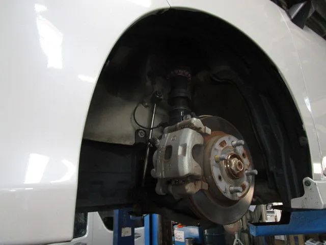 #この車高調整式サスペンション・・車検は通りません　ノーマル戻し