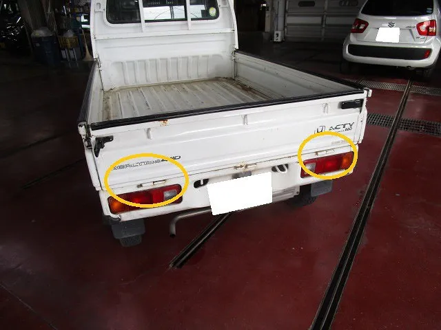 ＃アクティトラック　あおりのヒンジが取れた！溶接で修理します