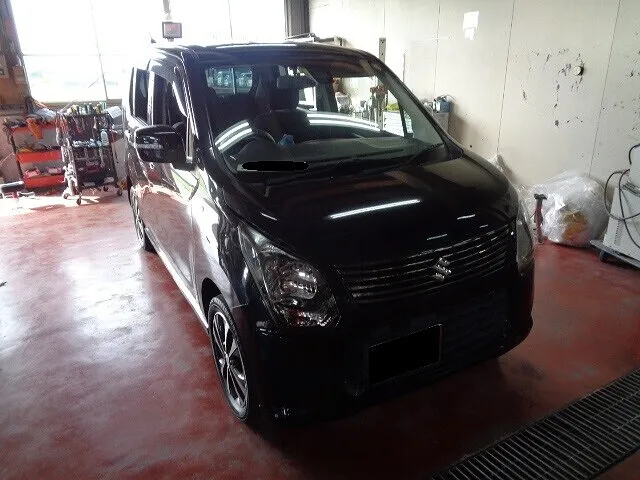 ＃ワゴンRの運転席雨漏れ修理　MH34S/44S　5代目ワゴンR