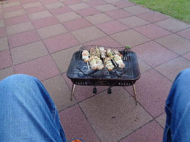 ２０２２年5月23日　　　　　　　我が家は焼き鳥屋さん？