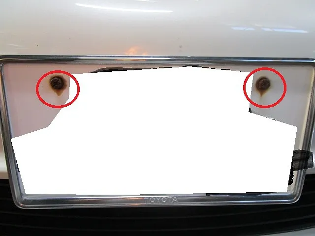 ★無料ですよ！ナンバーボルト交換サービス　協和自動車　小城市　佐賀県