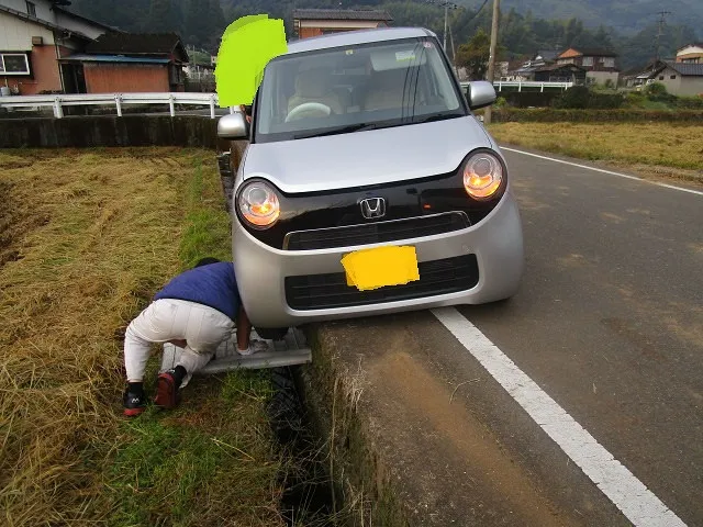 ★ロードサービス脱輪引き揚げのテクニック　整備裏話　佐賀県　小城市　協和自動車