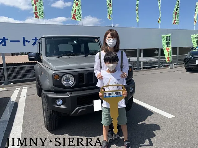 上田市のT様に新車のSUZUKI・ジムニーシエラを納車させていただきました！