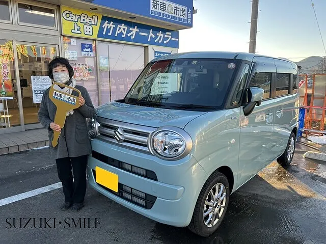 上田市のU様に新車のSUZUKI・SMILEを納車させていただきました！