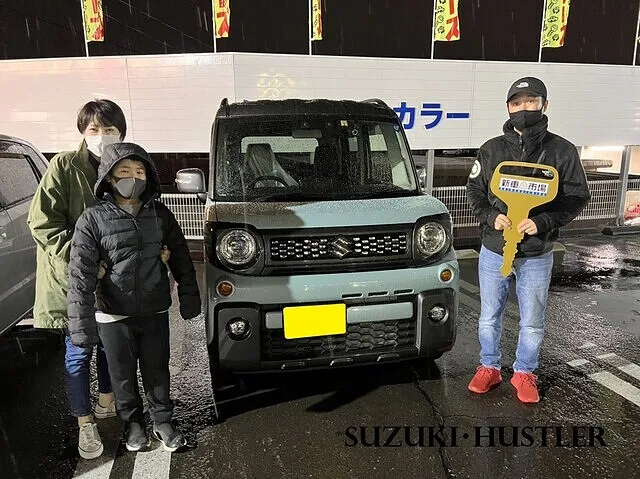上田市のK様に新車のSUZUKI・ｽﾍﾟｰｼｱｷﾞｱを納車させていただきました！