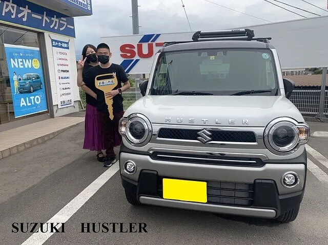 上田市のT様に新車のSUZUKI・HUSTLERを納車いたしました！