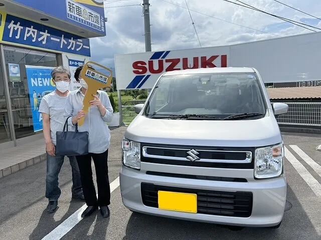 上田市のH様に新車のSUZUKI・ワゴンRを納車いたしました！