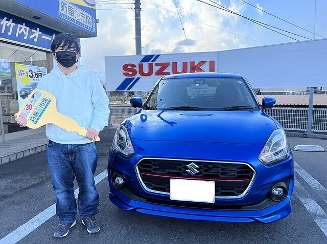 上田市のn様に新車のsuzuki・スイフトを納車いたしました！ 