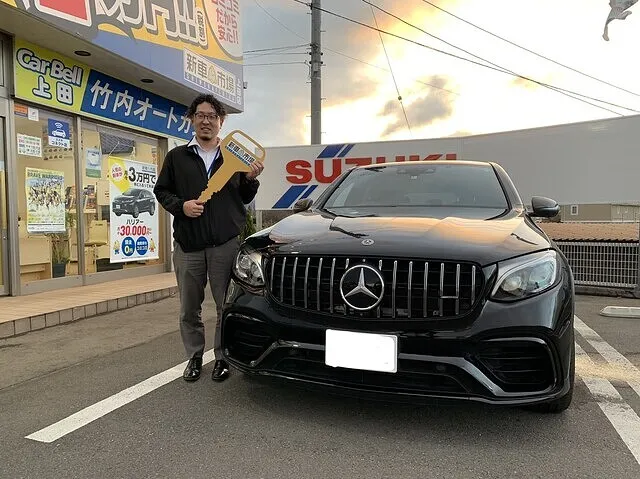 上田市のH様にベンツ・AMG GLC63 Sを納車いたしました！