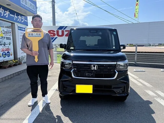 上田市のH様に新車のHonda・N-BOXカスタムを納車いたしました！