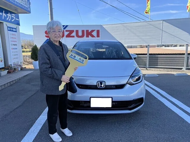 上田市のK様に新車のホンダのフィットを納車いたしました！
