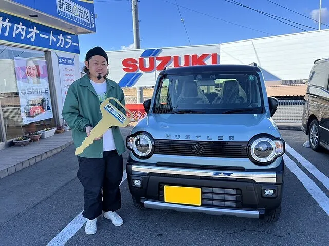 上田市のM様に新車のスズキ・ハスラーを納車いたしました！