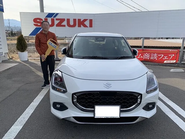 上田市のO様に新車のスズキ・スイフトを納車いたしました！
