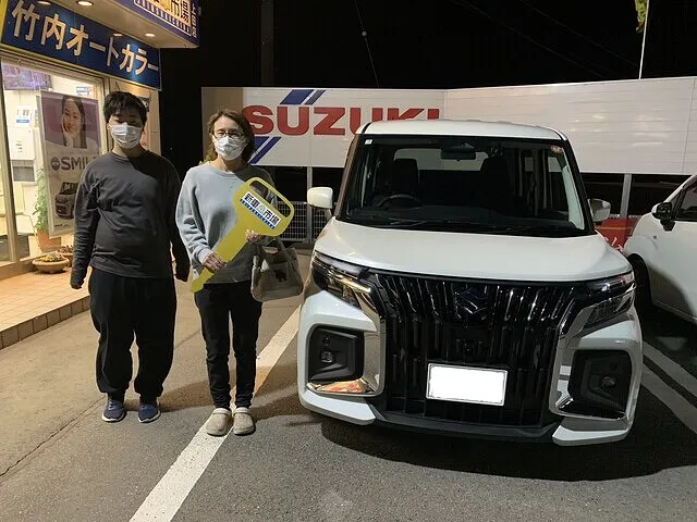 上田市のN様に新車のスズキ・ソリオバンディットを納車いたしました！