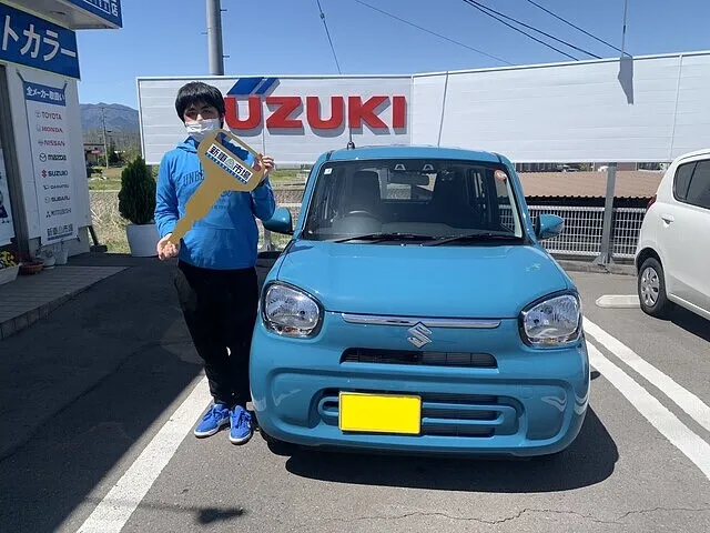 上田市のI様に新車のスズキ・アルトを納車いたしました！
