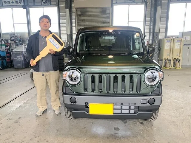 上田市のK様に新車のスズキ・ハスラーを納車いたしました！