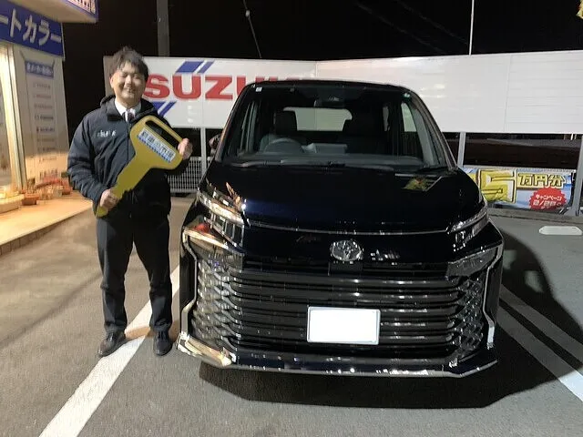 上田市のT様に新車のトヨタ・ヴォクシーを納車いたしました！