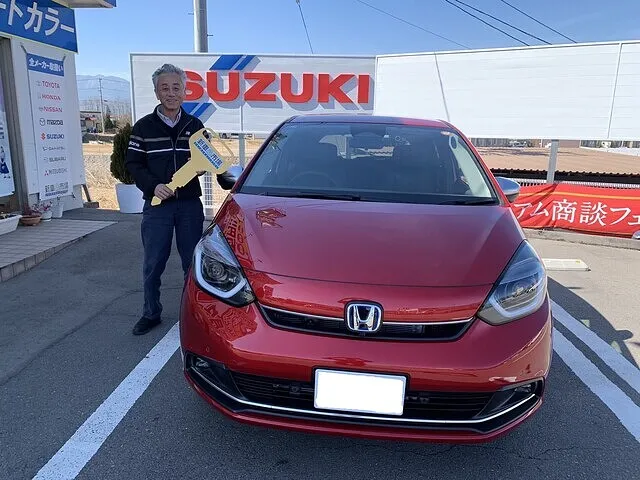 上田市のT様に新車のホンダ・フィットを納車いたしました！