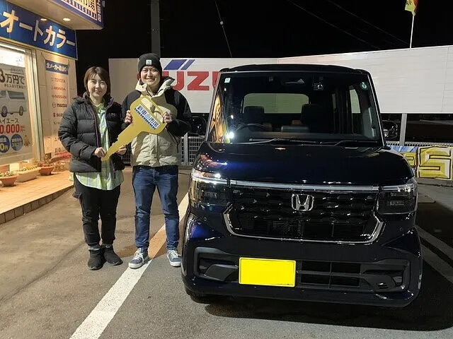 上田市のM様に新車のホンダ・NBOXを納車いたしました！
