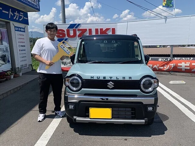 上田市のT様に新車のスズキ・ハスラー納車いたしました！