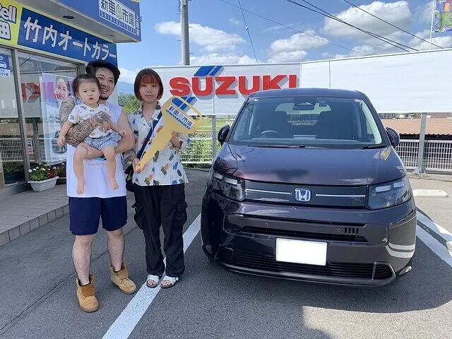 上田市のT様に新車のホンダ・フリードを納車しました！