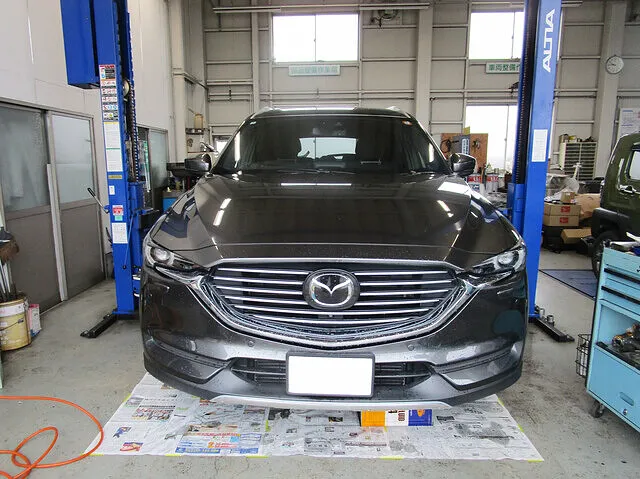 宮城県亘理郡　マツダ CX-8　ATF交換　トルコン太郎