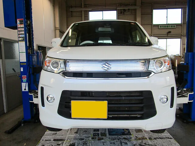 宮城県亘理郡　CVTフルード交換　スズキ MH44S ワゴンR スティングレー