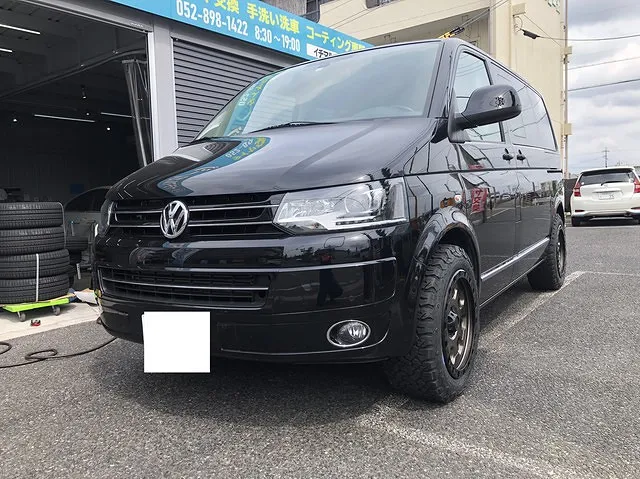 VWマルチバン　ホイール交換　春日井市