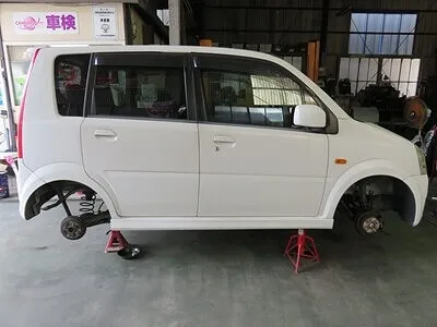 呉市 タイヤ交換 ダイハツ ムーヴ L150S 第一自動車