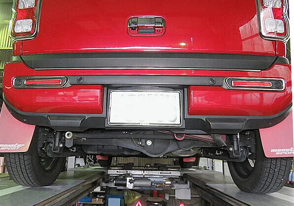 呉市　リヤ・マフラー交換　スズキ ハスラー MR92S