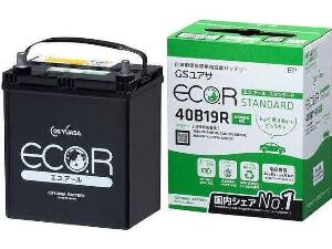 GSユアサ バッテリー ECO.R STANDARD EC-40B19R エコ…