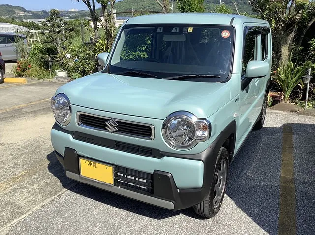 沖縄　新車ハスラー納車　ナビ連携ドラレコ　シロマッハCars