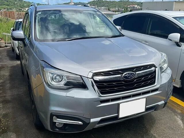 沖縄　カーエアコン修理　フォレスター修理コンプレッサー圧縮不良