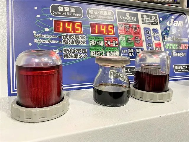 20系アルファード トルコン太郎でCVTフルード圧送交換