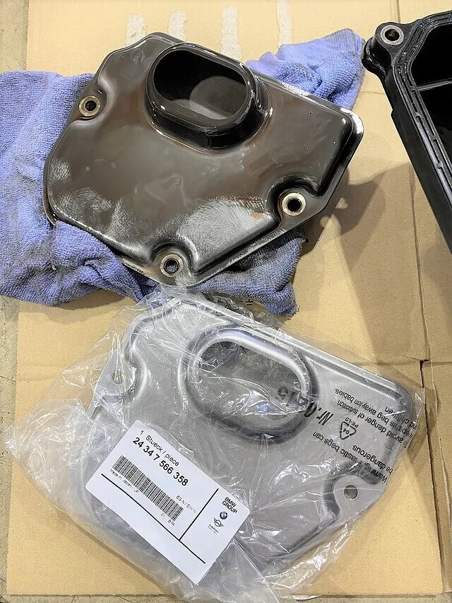 スバル サンバーディアス TW2 オイルパン脱着ATF圧送交換
