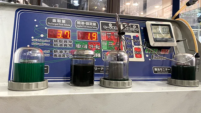 トルコン太郎でCVTF圧送交換　エクシーガクロスオーバー7