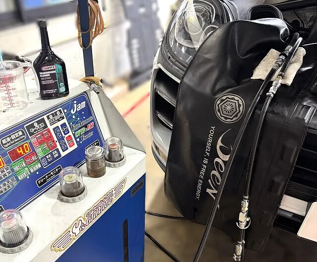 AT型式95BCTL　トルコン太郎PDK圧送交換　ポルシェ事例