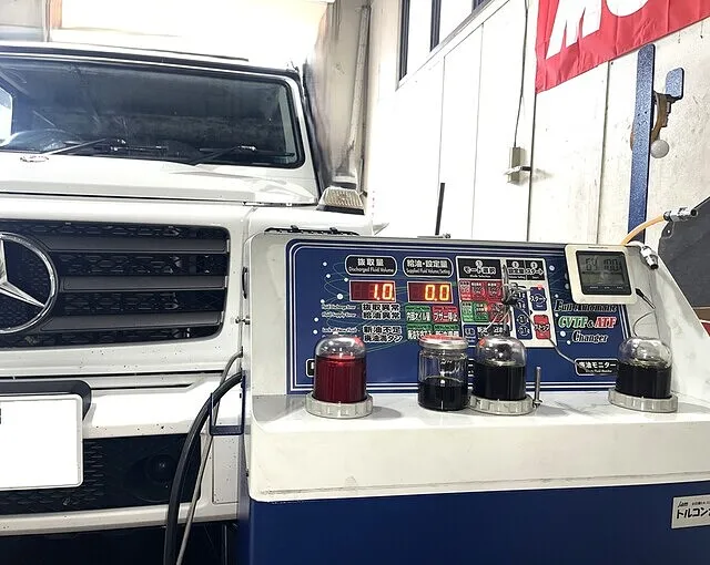 AT型式722.903　メルセデス　トルコン太郎ATF圧送交換