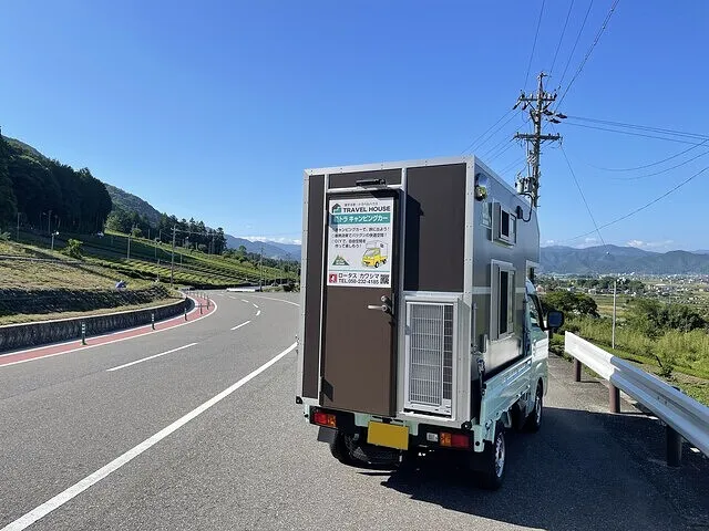 旅する家”『トラベルハウス』で 絶景 探索 ツアー に行ってみた!【岐阜 軽トラ キャンピングカー・モバイル ハウス】