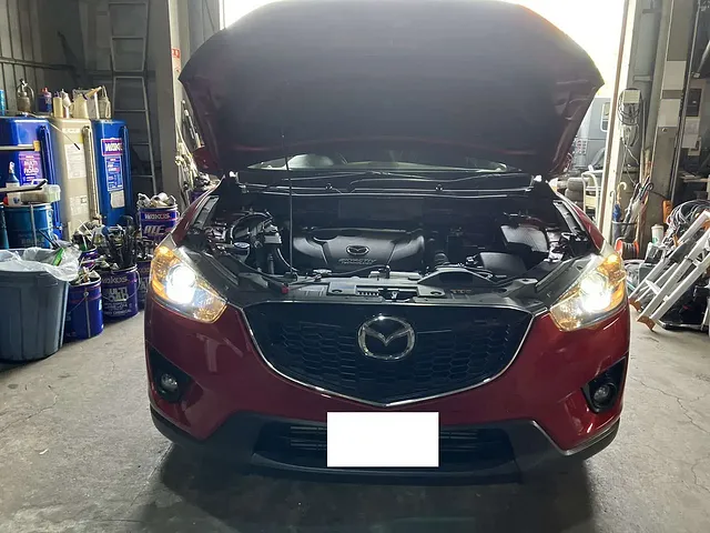 大東市　足回り異音修理　スタビライザーリンク交換・ヘッドライトバルブ交換　マツダ CX-5｜車修理