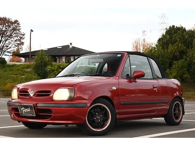 大東市　中古車販売事例｜日産 マーチ カブリオレ　1997年式　走行距離12.6万km